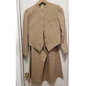 Vintage 80s Liz Claiborne Gaucho-Skirt Suit Size 8?